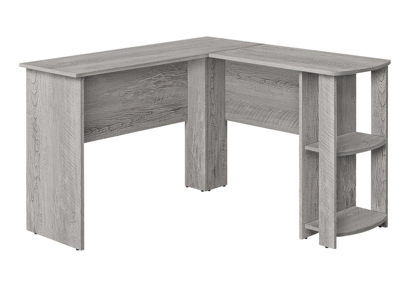 Computer Desk, Home Office, Corner, Storage Shelves, L Shape, Laptop, Contemporary & Modern - R&R Furniture Gallery (Fountain Valley, CA)