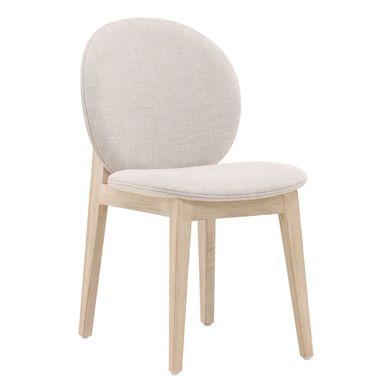 Laurence - Dining Chair - Taupe And Natural