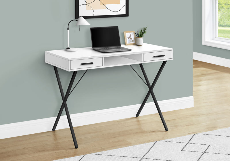 Computer Desk, Home Office, Laptop, Left / Right Set-Up, Storage Drawers, Work, Contemporary, Modern - R&R Furniture Gallery (Fountain Valley, CA)