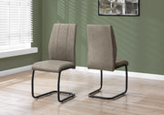 Dining Chair, Side, Upholstered For Dining Room, Contemporary & Modern (Set of 2) - R&R Furniture Gallery (Fountain Valley, CA)