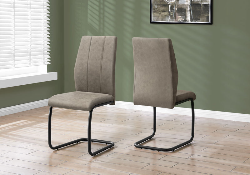 Dining Chair, Side, Upholstered For Dining Room, Contemporary & Modern (Set of 2) - R&R Furniture Gallery (Fountain Valley, CA)