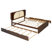 Headboard Bed With 2 Drawers And Trundle - R&R Furniture Gallery (Fountain Valley, CA)