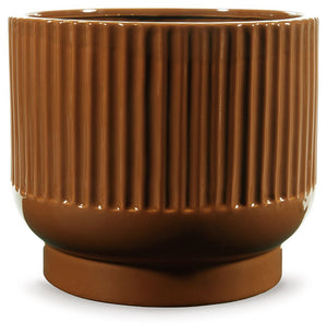 Signature Design by Ashley Avalyah vase with a sleek, modern ceramic design, perfect for decorative display in home interiors.
