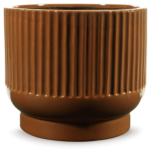Signature Design by Ashley Avalyah vase with a sleek, modern ceramic design, perfect for decorative display in home interiors.