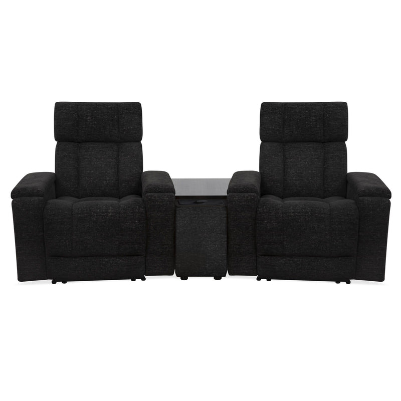 Phoenix - Zero Gravity Power 2 Seat Home Theater Seating With Wedge And Immersive Audio - R&R Furniture Gallery (Fountain Valley, CA)