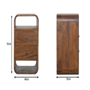 Curve Drawer Nightstand - R&R Furniture Gallery (Fountain Valley, CA)