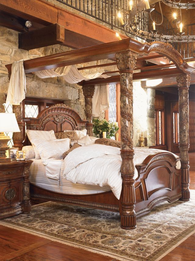 Villa Valencia - Canopy Bed - R&R Furniture Gallery (Fountain Valley, CA)