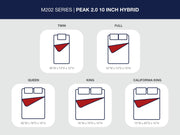 Peak 2.0 10 Hybrid - Mattress - R&R Furniture Gallery (Fountain Valley, CA)
