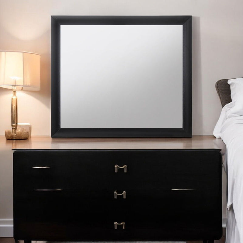 Ireland - 40" Mirror - Black - R&R Furniture Gallery (Fountain Valley, CA)