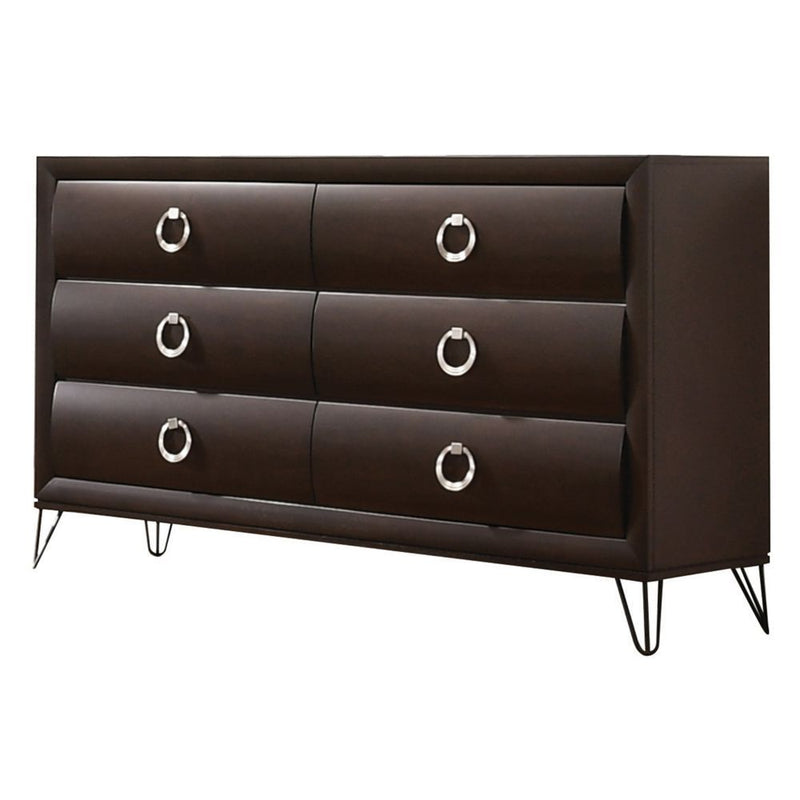 Tablita - Dresser - Dark Merlot - R&R Furniture Gallery (Fountain Valley, CA)