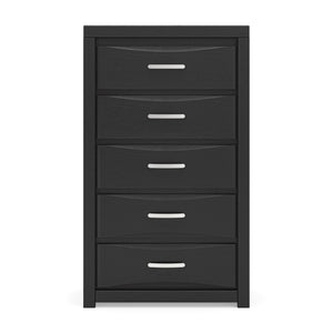 Stabotta - Five Drawer Chest - Black
