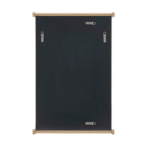 Scroll - Rectangular Mirror - Brass / Gold
