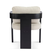 Dining Chairs With Pillow Back (Set of 2) - Beige / Black - R&R Furniture Gallery (Fountain Valley, CA)
