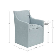 Traditional Skirted Dining Arm Chair - R&R Furniture Gallery (Fountain Valley, CA)
