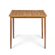 Outdoor Minimalist Acacia Wood Rectangle Bar Table - R&R Furniture Gallery (Fountain Valley, CA)