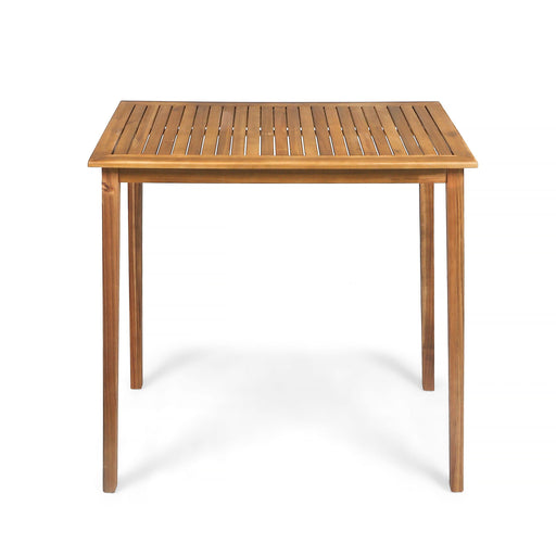 Outdoor Minimalist Acacia Wood Rectangle Bar Table - R&R Furniture Gallery (Fountain Valley, CA)
