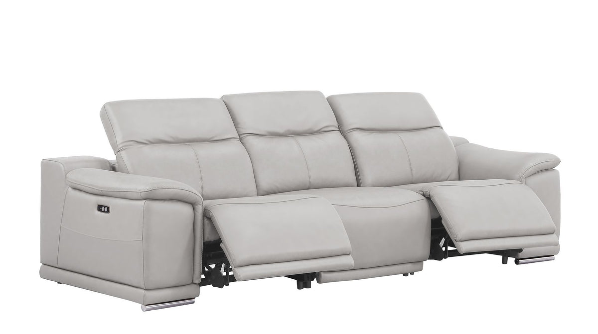 2679 - Genuine Leather Reclining Set (Sofa And Loveseat With 4 Power Recliners)
