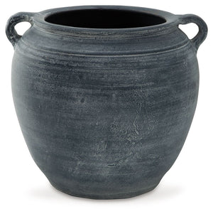 Signature Design by Ashley Meadie 9-inch vase with a sleek, modern design perfect for home decor or floral arrangements.