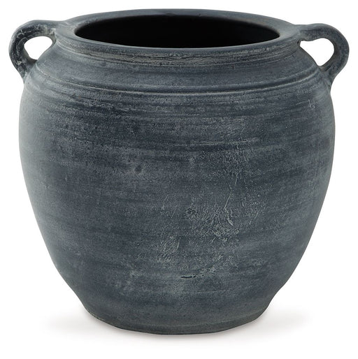 Signature Design by Ashley Meadie 9-inch vase with a sleek, modern design perfect for home decor or floral arrangements.