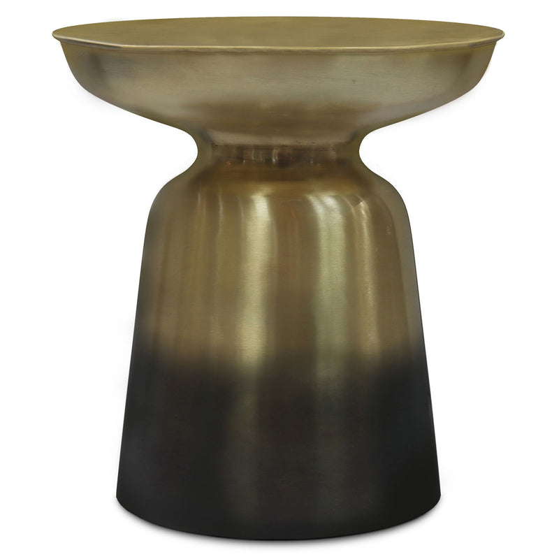 Toby - Metal Accent Table - Gold / Black Ombre - R&R Furniture Gallery (Fountain Valley, CA)