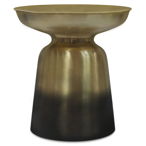 Toby - Metal Accent Table - Gold / Black Ombre - R&R Furniture Gallery (Fountain Valley, CA)