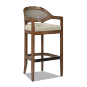 Americana - Mid-Century Modern Cane Back Counter Stool - R&R Furniture Gallery (Fountain Valley, CA)