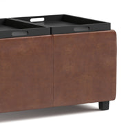 Avalon - Upholstered Storage Ottoman - R&R Furniture Gallery (Fountain Valley, CA)