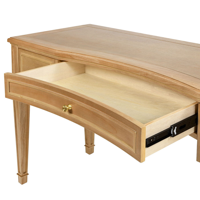 Dauphin - 3 Drawer Executive Desk - R&R Furniture Gallery (Fountain Valley, CA)