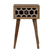 Inlay Bone Inlay Drawer Nightstand - R&R Furniture Gallery (Fountain Valley, CA)