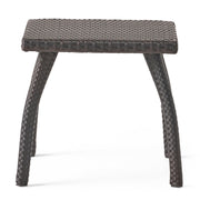 Luminant - Outdoor Side Table With Iron Frame - Brown - R&R Furniture Gallery (Fountain Valley, CA)