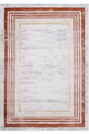 Marfi - 8' X 10' Bordered Area Rug - Brown / Ivory - R&R Furniture Gallery (Fountain Valley, CA)