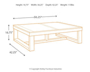 Watson - Rectangular Cocktail Table - Dark Brown - R&R Furniture Gallery (Fountain Valley, CA)