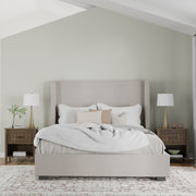 Lev - Bedside Table - Smoky Brown - R&R Furniture Gallery (Fountain Valley, CA)