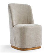 Set of two Noble House indoor upholstered dining chairs with padded seats and fabric-covered backs, ideal for modern dining rooms.