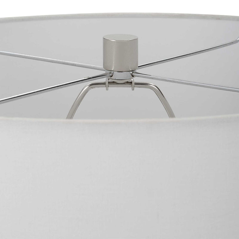 Albany - Farmhouse Table Lamp - White