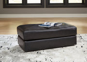 Amiata - Ottoman - Onyx - R&R Furniture Gallery (Fountain Valley, CA)