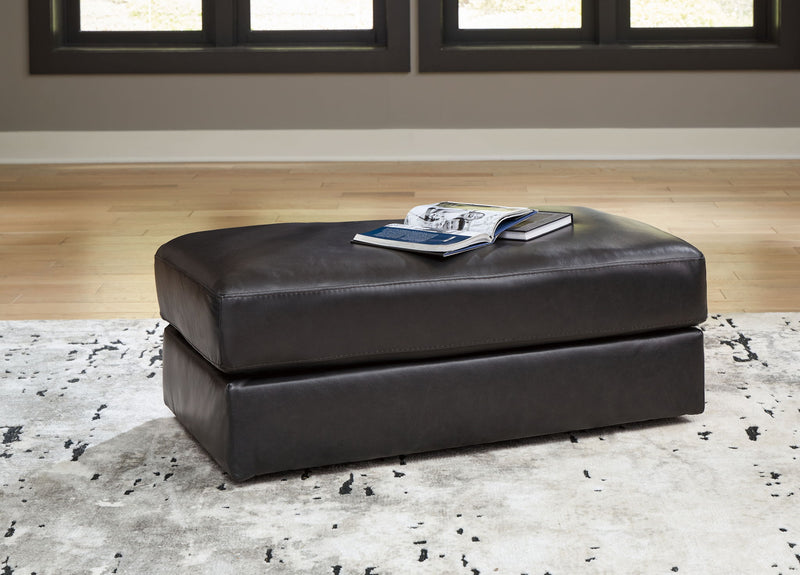 Amiata - Ottoman - Onyx - R&R Furniture Gallery (Fountain Valley, CA)