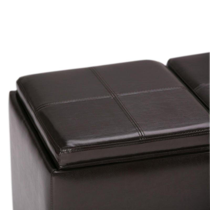 Avalon - Multi Functional Storage Ottoman - R&R Furniture Gallery (Fountain Valley, CA)