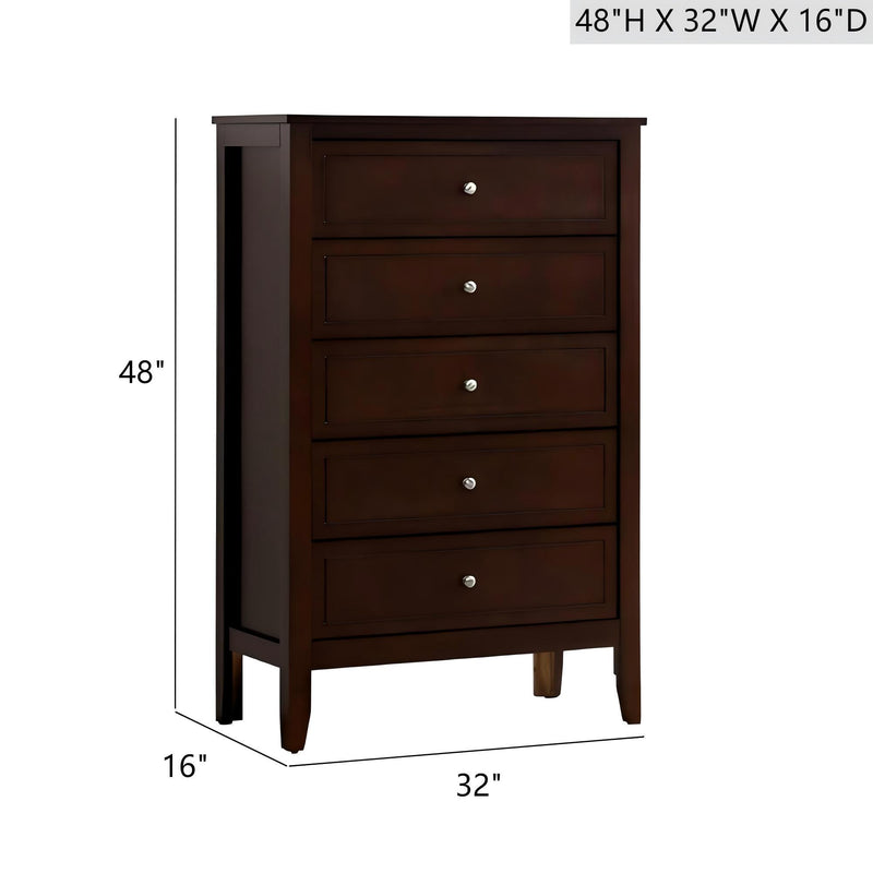 Daniel - Chest, 5 Drawer Storage Unit - R&R Furniture Gallery (Fountain Valley, CA)