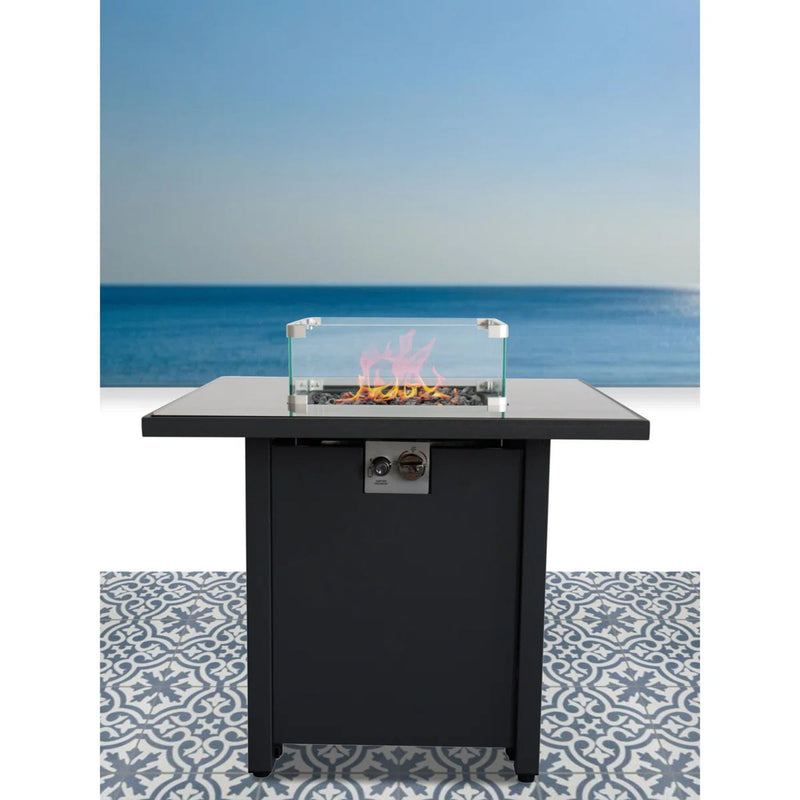 Powdercoated Fire Pit With Top - R&R Furniture Gallery (Fountain Valley, CA)