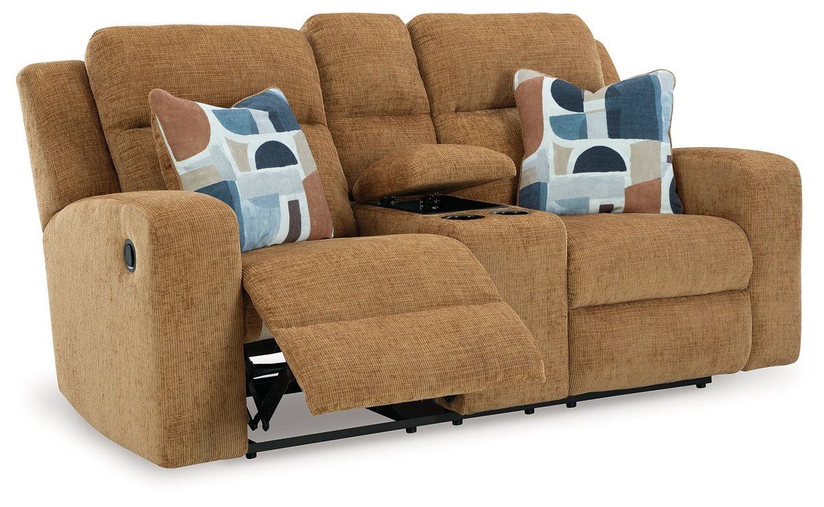 Kanlow - Reclining Living Room Set - R&R Furniture Gallery (Fountain Valley, CA)