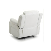Comfortable Glory Furniture rocking motion recliner with plush upholstery and smooth rocking function, ideal for relaxing in a living room.