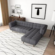 Addison - L Shape Sectional Sofa Tufted - R&R Furniture Gallery (Fountain Valley, CA)