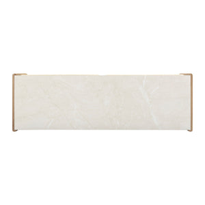 Paige - Console / Desk - Natural Oak - R&R Furniture Gallery (Fountain Valley, CA)