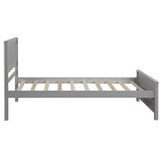 DreamHaus platform bed with integrated trundle bed, showcasing sleek modern design and sturdy wooden frame.