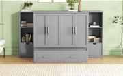 Murphy Bed With Shelves, Drawers And USB Ports - R&R Furniture Gallery (Fountain Valley, CA)