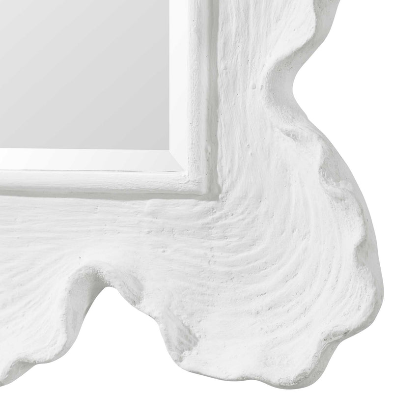 Uttermost Sea Coral Wall Mirror featuring a detailed, ocean-inspired coral design for coastal interior decor.