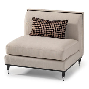 La Francaise - Armless Accent Chair - R&R Furniture Gallery (Fountain Valley, CA)