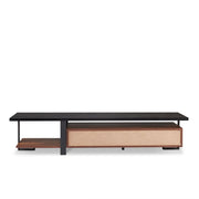 Elling - TV Stand - Walnut & Black - R&R Furniture Gallery (Fountain Valley, CA)