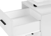 Computer Desk For Home Office, Laptop, Left, Right Set - Up, Storage Drawers, Contemporary & Modern - R&R Furniture Gallery (Fountain Valley, CA)